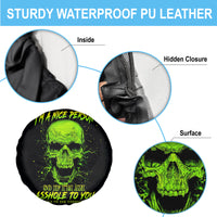Thunder Skull Spare Tire Cover I'm A Nice Person So If I'm An Asshole You Need To Ask Yourself - Wonder Print Shop