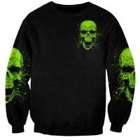 Flower Skull Sweatshirt Iam A Sweet Girl Full Of Crazy - Wonder Print Shop