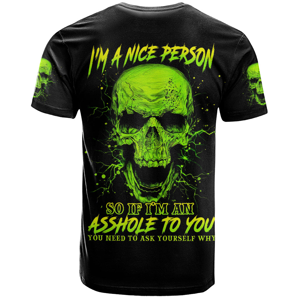 Flower Skull T Shirt Iam A Sweet Girl Full Of Crazy - Wonder Print Shop