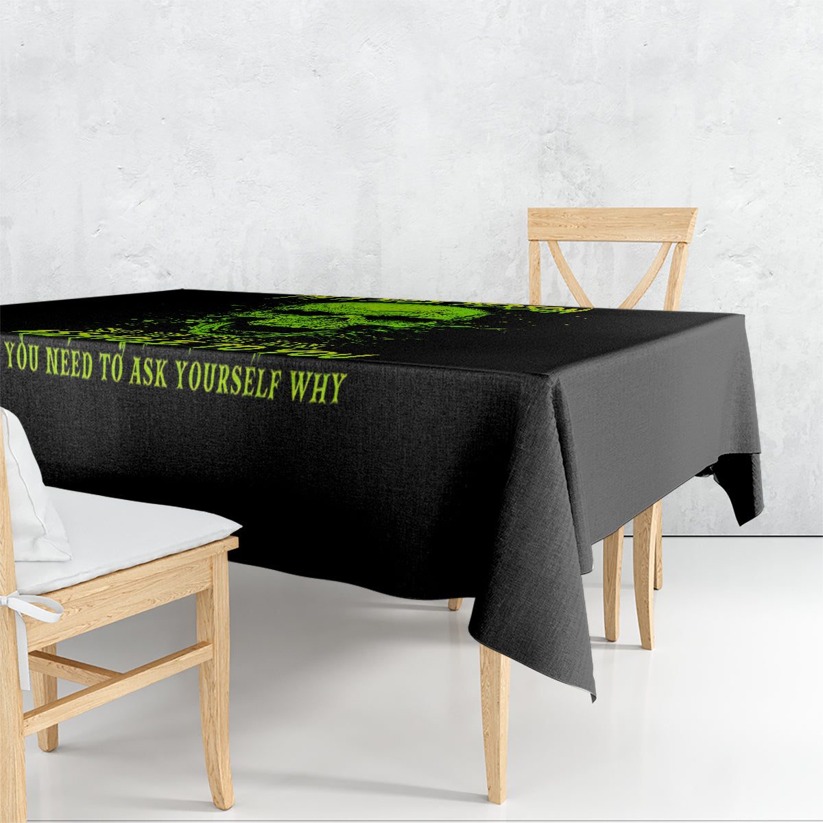 Thunder Skull Tablecloth I'm A Nice Person So If I'm An Asshole You Need To Ask Yourself - Wonder Print Shop