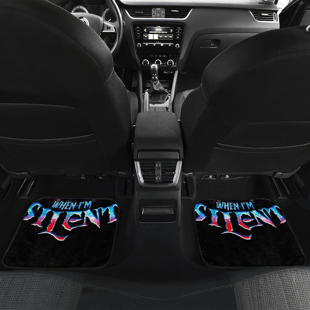 American Skull Car Mats I Talk I Smile But Be Carefull When I Silent - Wonder Print Shop