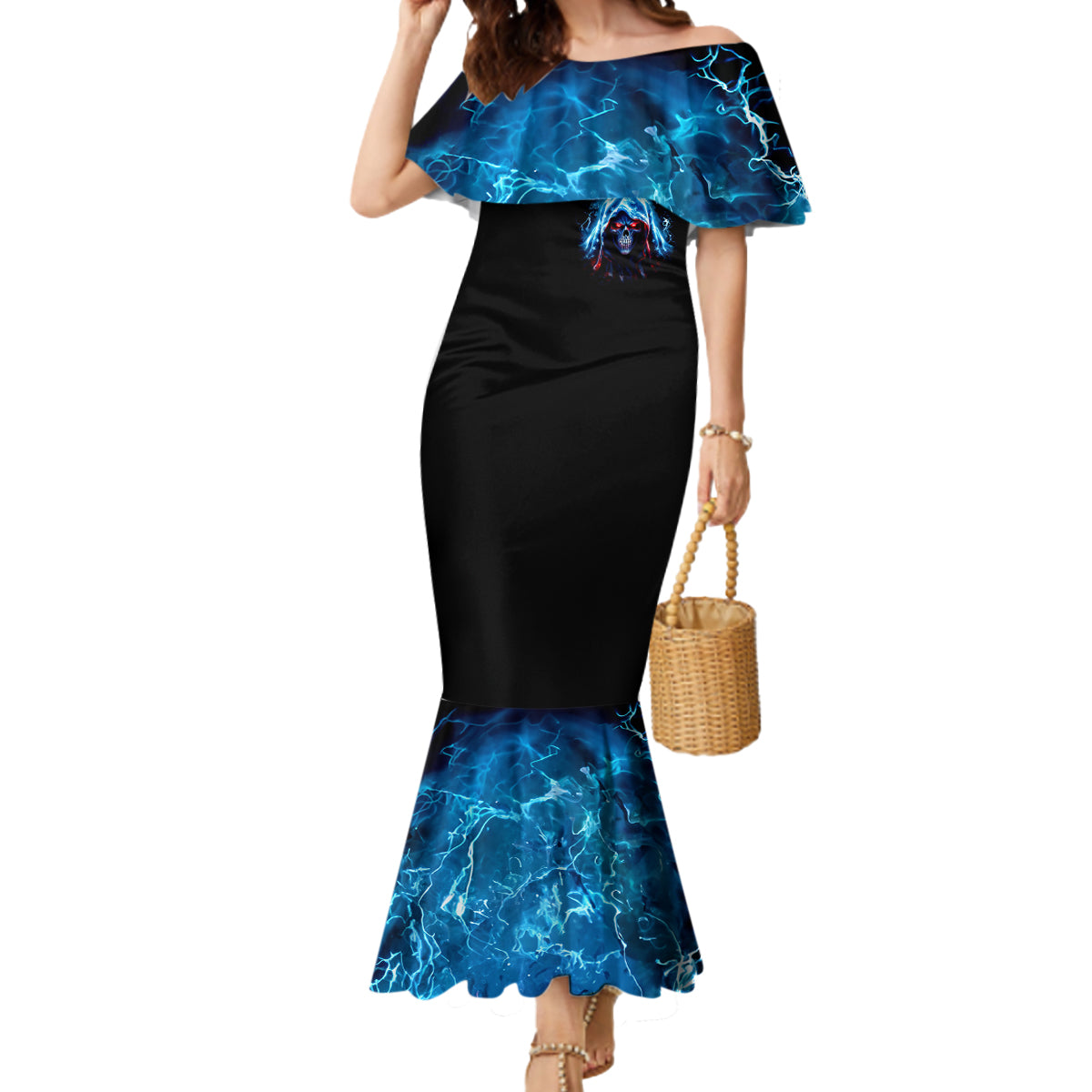 Girl Skull Mermaid Dress Don't Try To Figured Me Out I Special Kind - Wonder Print Shop