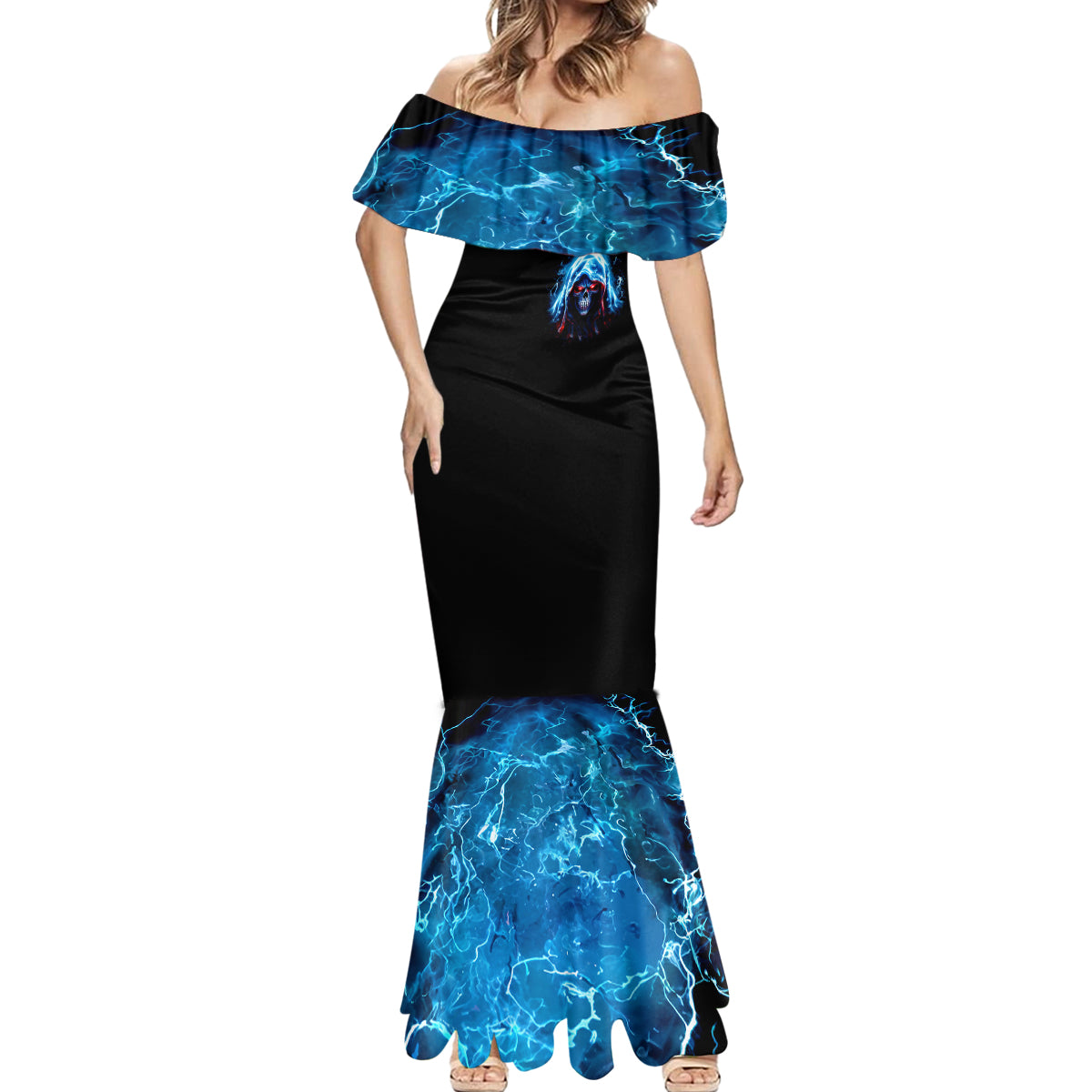 Girl Skull Mermaid Dress Don't Try To Figured Me Out I Special Kind - Wonder Print Shop