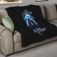 American Skull Quilt I Talk I Smile But Be Carefull When I Silent - Wonder Print Shop