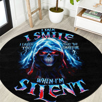 american-skull-round-carpet-i-talk-i-smile-but-be-carefull-when-i-silent