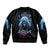Girl Skull Sleeve Zip Bomber Jacket Don't Try To Figured Me Out I Special Kind - Wonder Print Shop