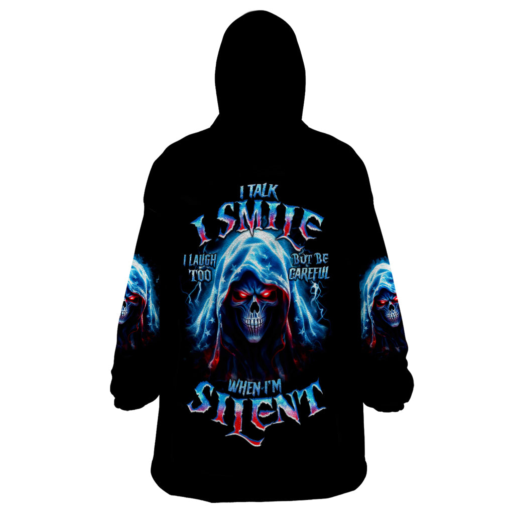 Girl Skull Wearable Blanket Hoodie Don't Try To Figured Me Out I Special Kind - Wonder Print Shop