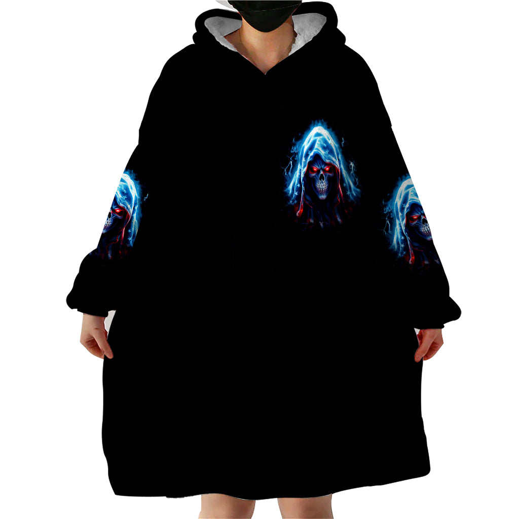 Girl Skull Wearable Blanket Hoodie Don't Try To Figured Me Out I Special Kind - Wonder Print Shop