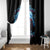American Skull Window Curtain I Talk I Smile But Be Carefull When I Silent - Wonder Print Shop