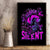 Graffiti Skull Canvas Wall Art I Talk I Smile But Be Carefull When I Silent - Wonder Print Shop