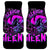 Graffiti Skull Car Mats I Talk I Smile But Be Carefull When I Silent - Wonder Print Shop