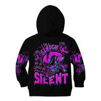 Graffiti Skull Kid Hoodie I Talk I Smile But Be Carefull When I Silent - Wonder Print Shop