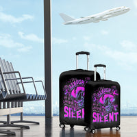 Graffiti Skull Luggage Cover I Talk I Smile But Be Carefull When I Silent - Wonder Print Shop