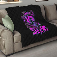 Graffiti Skull Quilt I Talk I Smile But Be Carefull When I Silent - Wonder Print Shop