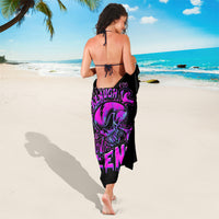Graffiti Skull Sarong I Talk I Smile But Be Carefull When I Silent - Wonder Print Shop