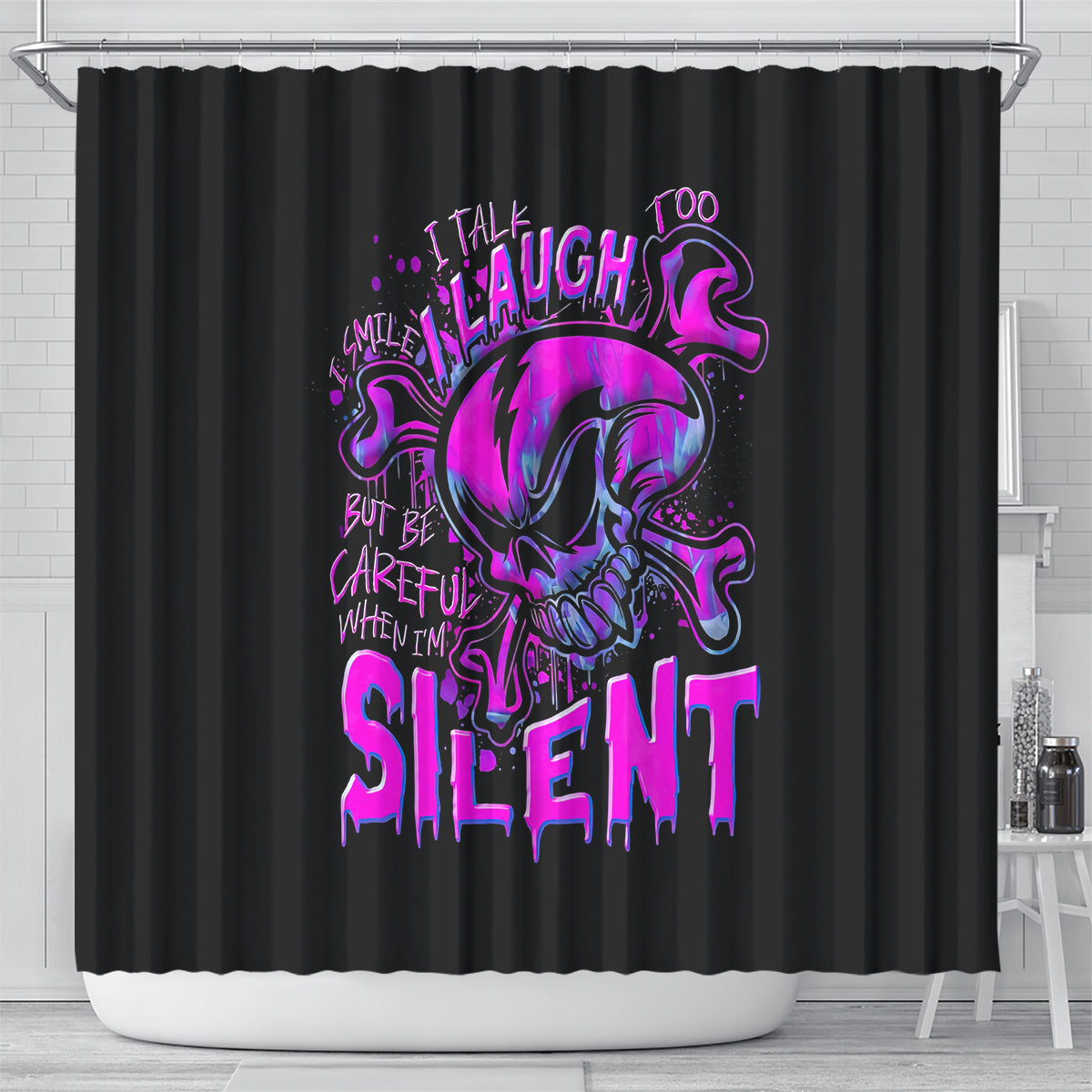 graffiti-skull-shower-curtain-i-talk-i-smile-but-be-carefull-when-i-silent