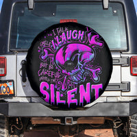 Graffiti Skull Spare Tire Cover I Talk I Smile But Be Carefull When I Silent - Wonder Print Shop
