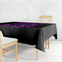 Graffiti Skull Tablecloth I Talk I Smile But Be Carefull When I Silent - Wonder Print Shop