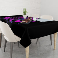 Graffiti Skull Tablecloth I Talk I Smile But Be Carefull When I Silent - Wonder Print Shop