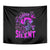 Graffiti Skull Tapestry I Talk I Smile But Be Carefull When I Silent - Wonder Print Shop