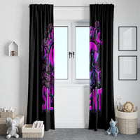 Graffiti Skull Window Curtain I Talk I Smile But Be Carefull When I Silent - Wonder Print Shop
