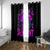 Graffiti Skull Window Curtain I Talk I Smile But Be Carefull When I Silent - Wonder Print Shop