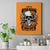 Flower Skull Canvas Wall Art I Try To Avoid Drama - Wonder Print Shop