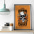 Flower Skull Canvas Wall Art I Try To Avoid Drama - Wonder Print Shop