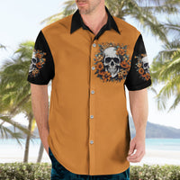 Flower Skull Hawaiian Shirt I Try To Avoid Drama - Wonder Print Shop