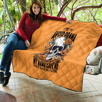 Flower Skull Quilt I Try To Avoid Drama - Wonder Print Shop