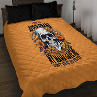 Flower Skull Quilt Bed Set I Try To Avoid Drama - Wonder Print Shop