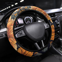 Flower Skull Steering Wheel Cover I Try To Avoid Drama - Wonder Print Shop