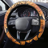 Flower Skull Steering Wheel Cover I Try To Avoid Drama - Wonder Print Shop