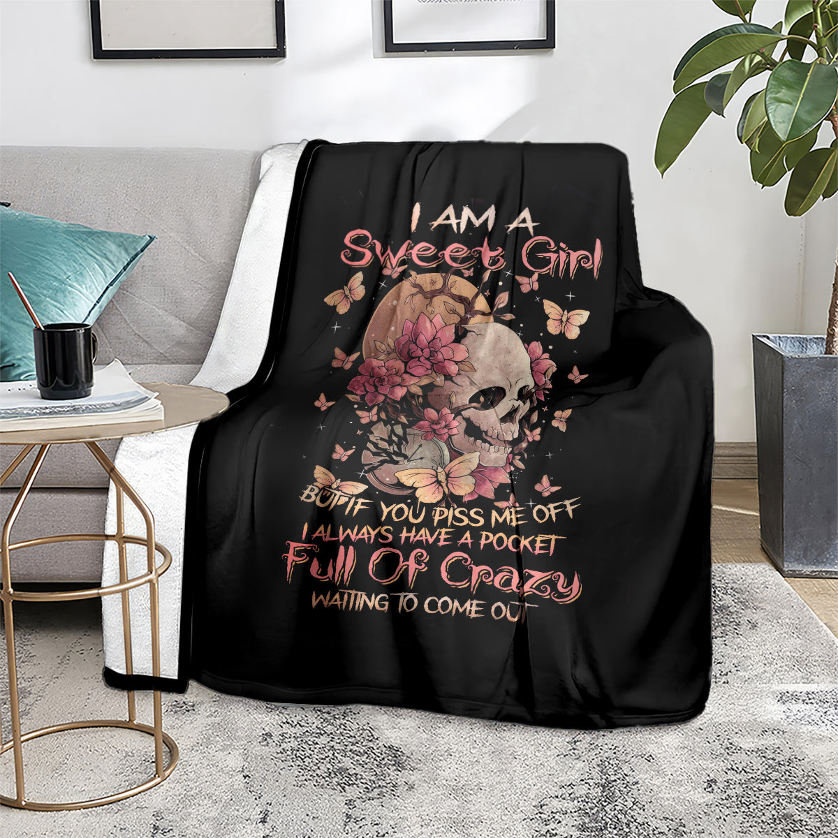 flower-skull-blanket-iam-a-sweet-girl-full-of-crazy