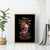 Flower Skull Canvas Wall Art Iam A Sweet Girl Full Of Crazy - Wonder Print Shop