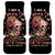 Flower Skull Car Mats Iam A Sweet Girl Full Of Crazy - Wonder Print Shop
