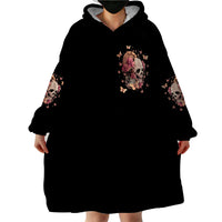 Graffiti Skull Wearable Blanket Hoodie I Talk I Smile But Be Carefull When I Silent - Wonder Print Shop