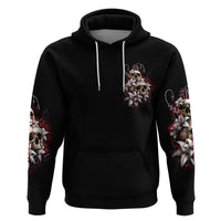 Blood Skull Hoodie I Hold A Angel And Crazy Lady It Your Choice - Wonder Print Shop