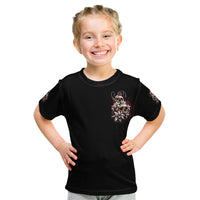 Blood Skull Kid T Shirt I Hold A Angel And Crazy Lady It Your Choice - Wonder Print Shop