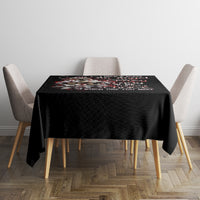 Blood Skull Tablecloth I Hold A Angel And Crazy Lady It Your Choice - Wonder Print Shop