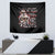 Blood Skull Tapestry I Hold A Angel And Crazy Lady It Your Choice - Wonder Print Shop