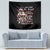 Blood Skull Tapestry I Hold A Angel And Crazy Lady It Your Choice - Wonder Print Shop
