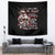 Blood Skull Tapestry I Hold A Angel And Crazy Lady It Your Choice - Wonder Print Shop