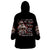 Moon Skull Wearable Blanket Hoodie Hello Darkness My Old Friend Moon - Wonder Print Shop
