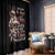 Blood Skull Window Curtain I Hold A Angel And Crazy Lady It Your Choice - Wonder Print Shop