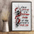 Blood Skull Canvas Wall Art You Got My Back I Got Your Rest Of Your Life - Wonder Print Shop