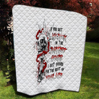 Blood Skull Quilt You Got My Back I Got Your Rest Of Your Life - Wonder Print Shop