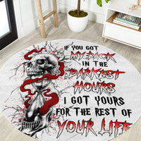 blood-skull-round-carpet-you-got-my-back-i-got-your-rest-of-your-life