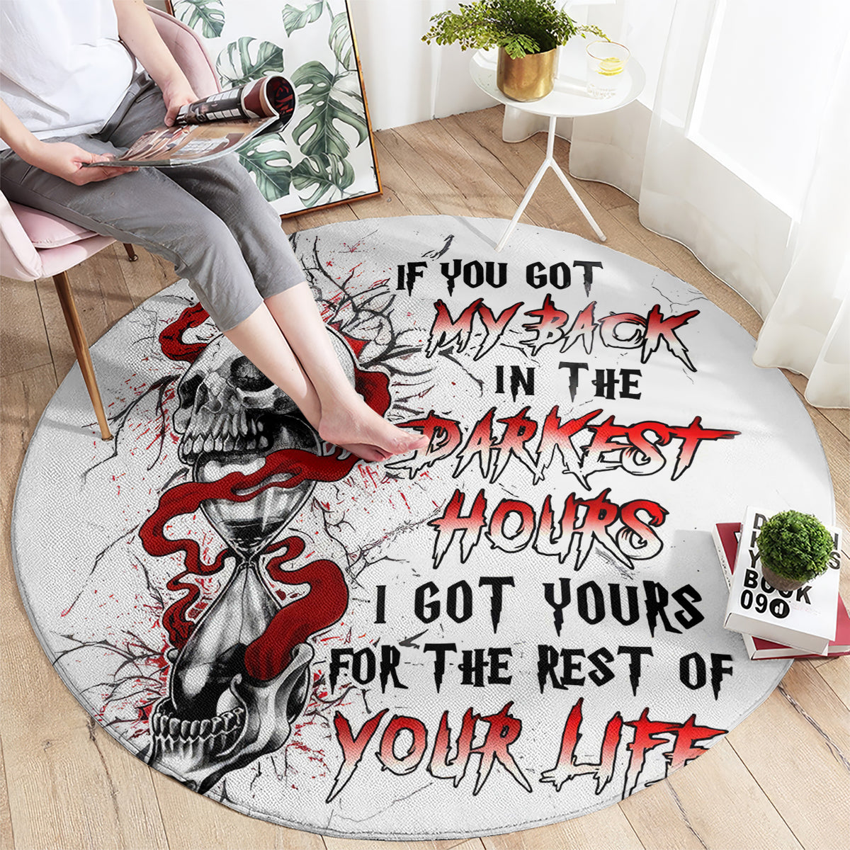 blood-skull-round-carpet-you-got-my-back-i-got-your-rest-of-your-life