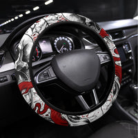 Blood Skull Steering Wheel Cover You Got My Back I Got Your Rest Of Your Life - Wonder Print Shop
